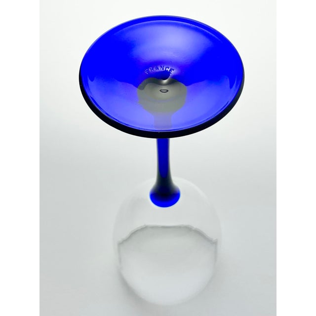 Cristal d' Arques Cristal D’Arques “Neptune” Set of 4 Claret Wine Glasses For Sale - Image 4 of 4