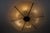 Large Art Deco Metal and Glass Flush Mount, Germany, 1940s For Sale - Image 4 of 13