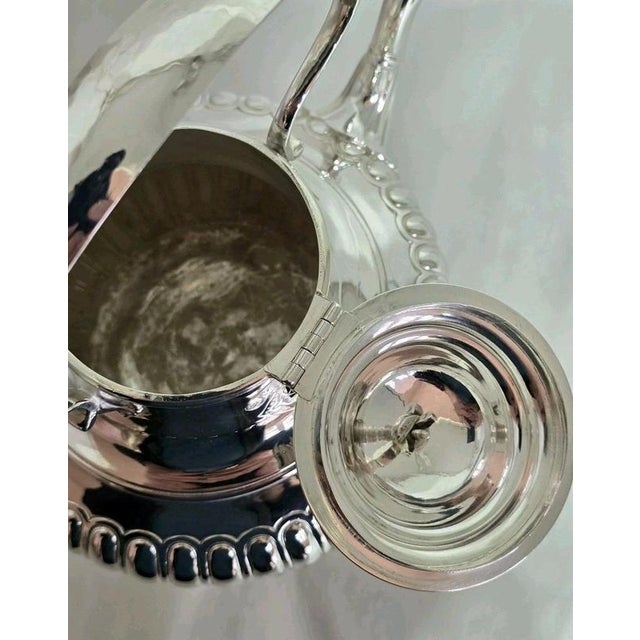 Sterling Silver Spirit Kettle and Stand, London, 1975 For Sale - Image 3 of 13