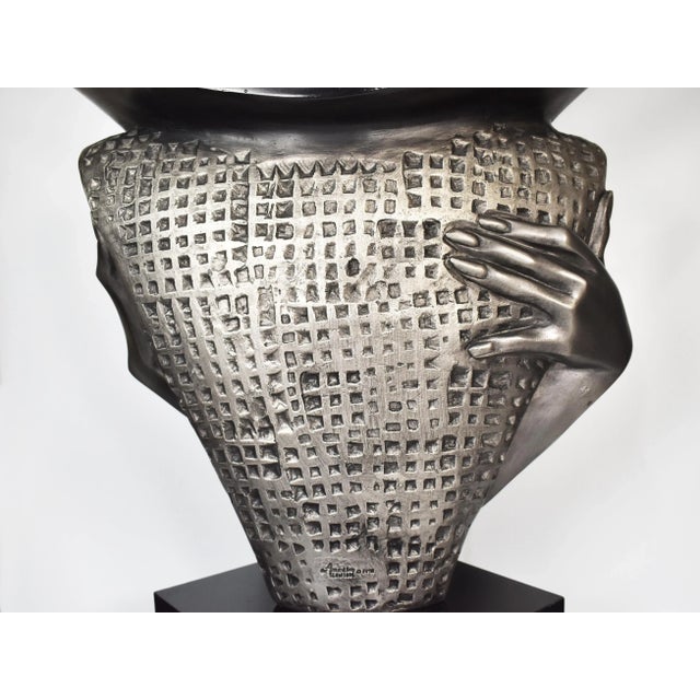 1990s Alexander Danel Austin Productions "Collar" Woman Bust Sculpture For Sale - Image 10 of 13