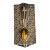 Vintage Israel Sterling Silver 925 Filigree Mezuzah Case Tiger's Eye Stone Judaica For Sale