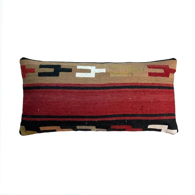 Vintage Turkish Kilim Cushion Cover, 1970s For Sale - Image 11 of 11