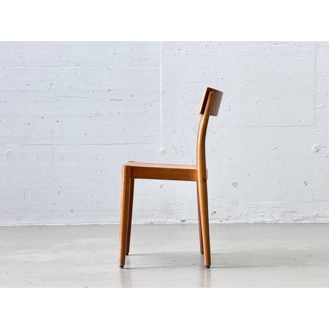 Fritz Hansen Portex Stacking Chair by Peter Hvidt & Orla Mølgaard-Nielsen for Fritz Hansen, Denmark, 1945 For Sale - Image 4 of 16
