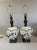 This pair of large Hollywood Regency lamps was made with opalescent glass by the Phoenix Lamp Company in the 1970s. Each...