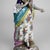 Antique Volkstedt Hand Painted & Gilt Porcelain Figure of a Woman C1890 For Sale - Image 4 of 10