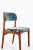 Rare set of 6 dining chairs model OD-49 designed by Erik Buck. Produced by Oddense Maskinsnedkeri A/S in Denmark. This...
