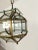 Italian Brass and Cut Glass Pendant Lamp, 1960s For Sale - Image 13 of 14