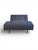 Attributed to Adrian Pearsall Wave Chaise Lounge Chair – Mid Century Modern Blue Bouclé For Sale - Image 9 of 16