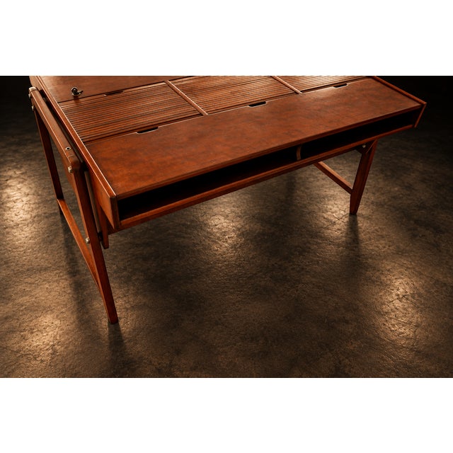 Wood Vintage Desk by Clausen & Maerus for Eden Rotterdam, 1960s For Sale - Image 7 of 12