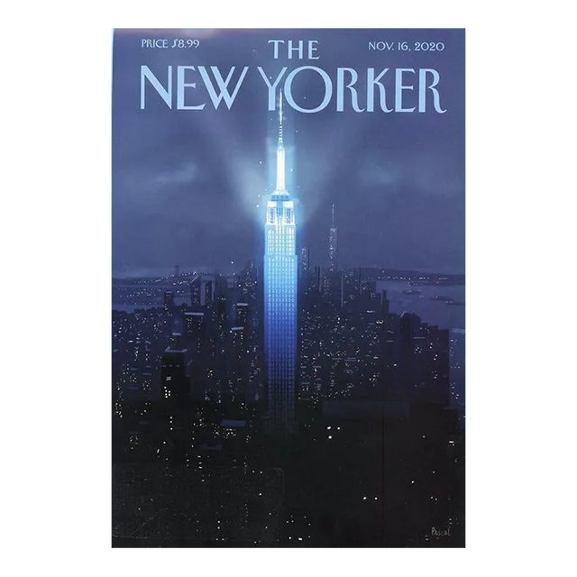 2020 Vintage New Yorker Cover, November 16 (Pascal Campion), Original New Yorker Magazine Cover, New York City For Sale