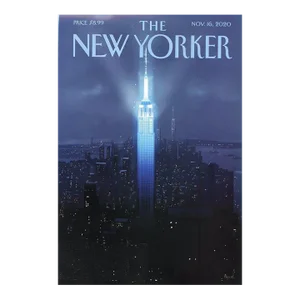 2020 Vintage New Yorker Cover, November 16 (Pascal Campion), Original New Yorker Magazine Cover, New York City