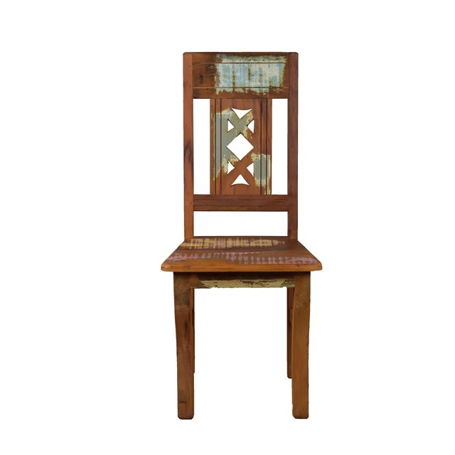 Reclaimed Wood Dining Set Chairish