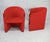 Set of Red Armchairs from Arflex, Italy, 1980 For Sale - Image 13 of 16
