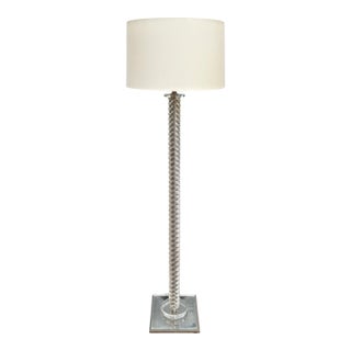 Mid Century Modern Charles Hollis Jones Lucite Floor Lamp For Sale