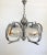 Metal Italian Chrome and Murano Glass Chandelier from Mazzega, 1970s For Sale - Image 7 of 15