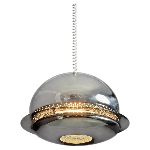 Nictea Pendant attributed to Afra & Tobia Scarpa for Flos, Italy, 1960s For Sale - Image 12 of 12