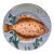 19th Century Majolica Porcelain Flounder Fish Wall Platter For Sale