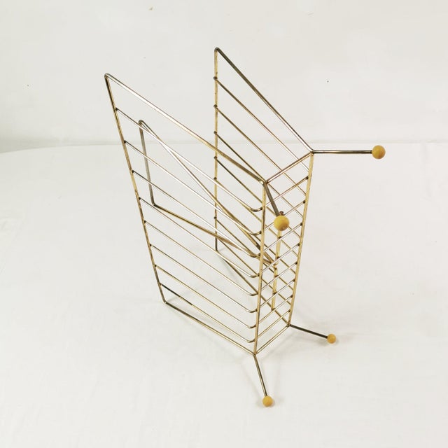 Metal Modernist Newspaper Magazine, 1960s For Sale - Image 7 of 11