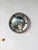 Antique English Style Round Convex Metal Mirror, 1900s For Sale - Image 6 of 18