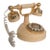 1982 Western Electric Rotary Telephone Celebrity Design Line Gold Accents 5127b For Sale