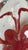 1960s 1960s Art Glass Ashtray MCM Red Encased Floral Bubbles Hand Worked Heavy Freeform For Sale - Image 5 of 9