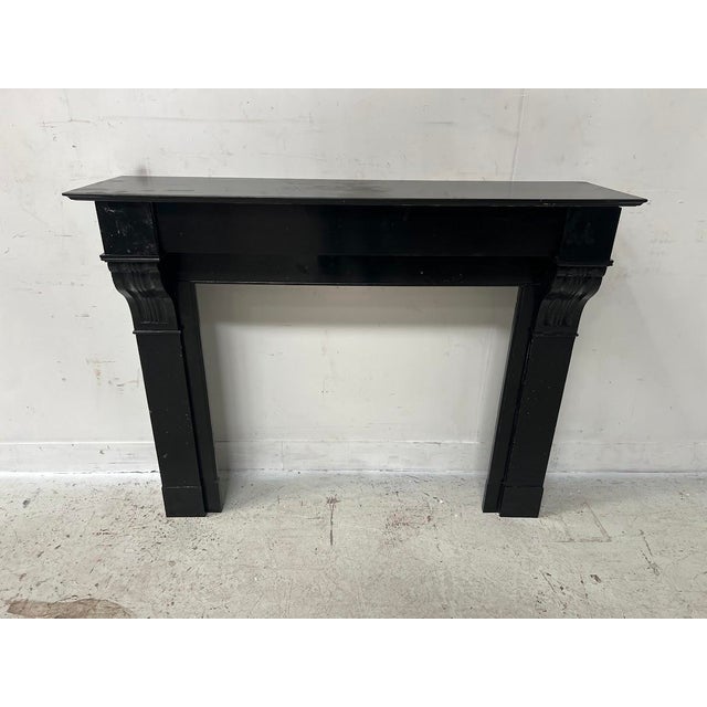Napoleon III Fireplace with Black Marble Corbel, 1800s For Sale - Image 13 of 15