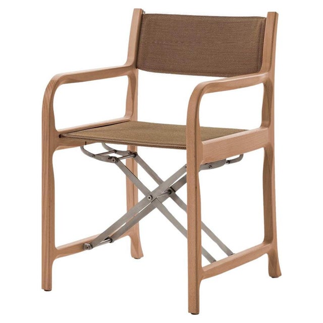 Brown Unicredit Pavillon Project Wood Chair by Michele De Lucchi for Cassina For Sale - Image 8 of 8