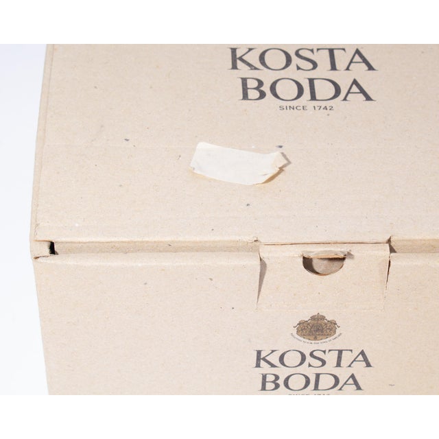 Glass “Serpentine” Kosta Boda Glass Bowl by Monica Backström For Sale - Image 7 of 8