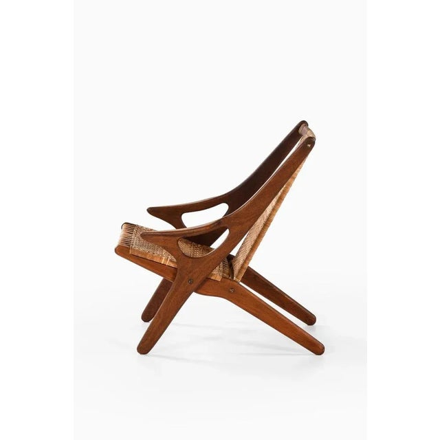 Rare Easy Chair Designed by Arne Hovmand-Olsen. Produced by A.R. Klingenberg & Søn in Denmark. This piece is attributed to...