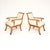Gustavian (Swedish) Antique Swedish Neoclassical Elm Chairs, 1890, Set of 2 For Sale - Image 3 of 14