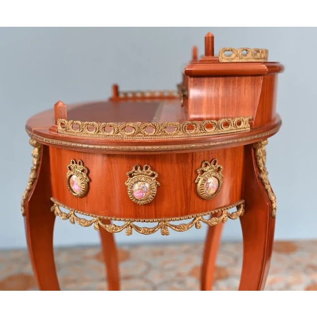 Vintage French Writing Table, 1930s For Sale - Image 11 of 16