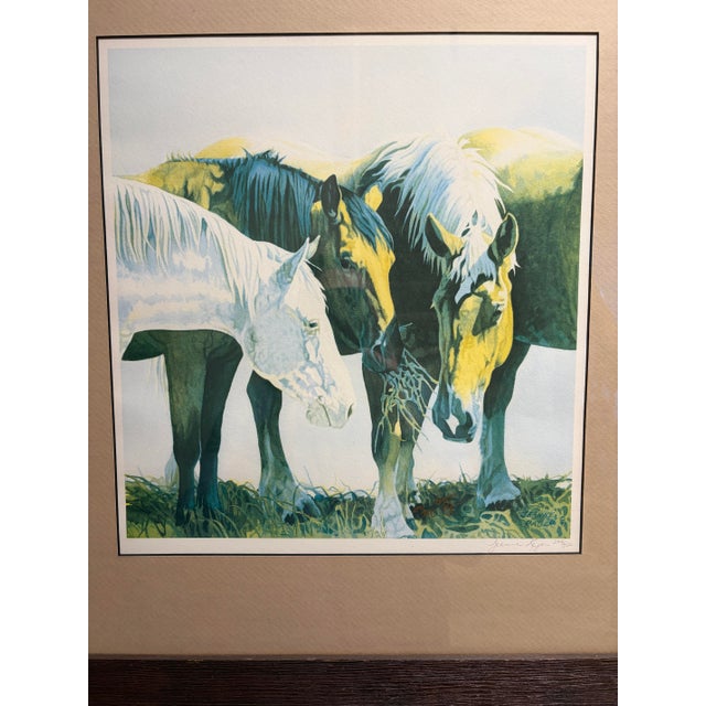 Farmhouse Jeanne Rager Signed & Numbered & Framed Limited Edition Print, 1991 For Sale - Image 3 of 7