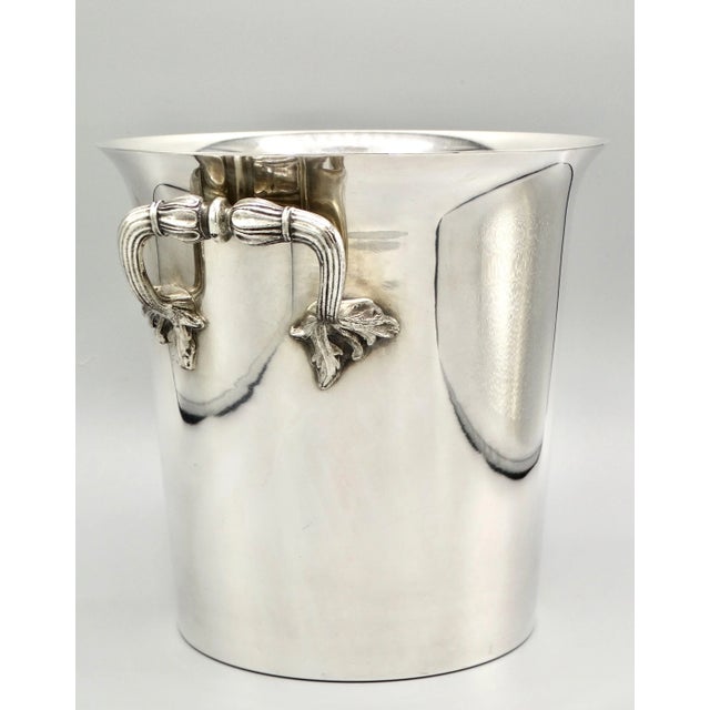 1900 - 1909 Silver Wine Cooler / Ice Bucket For Sale - Image 5 of 13