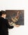 This early 20th century painting from France is an oil on canvas. It is distinguished by its musical instruments, a detail...