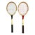 Mid-Century Vintage Boho Chic Americana Wood Tennis Rackets - Set of 2. For Sale