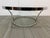 Chrome + Glass Coffee Table, 37 Inches For Sale - Image 9 of 12
