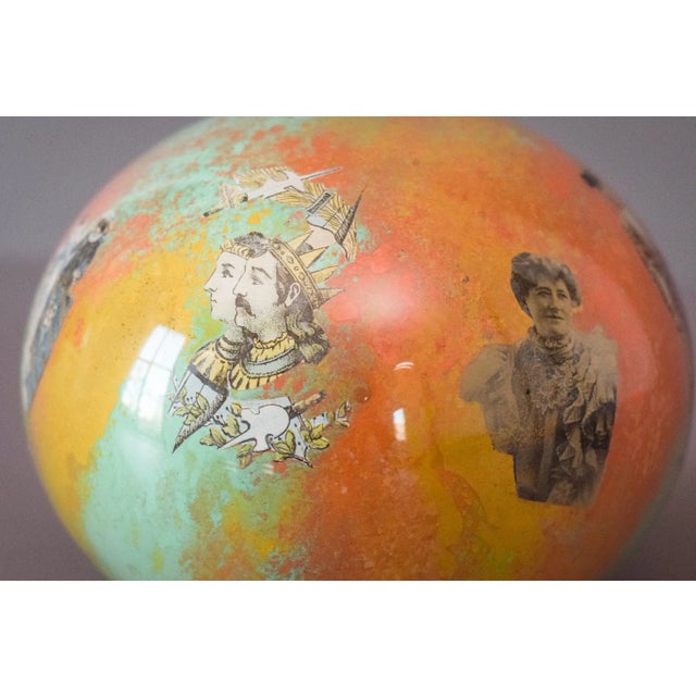 The spherical form of this enigmatic sculpture instantly captures attention. A highly unique piece, its smooth surface is...