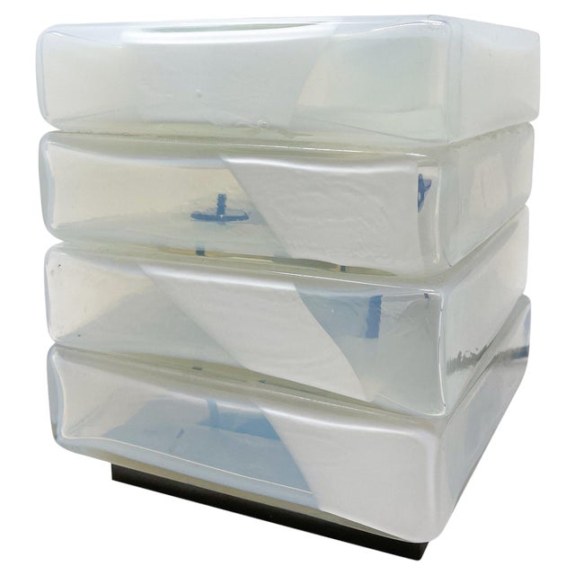 Mid-Century Table Lamp in Murano Glass by Carlo Nason, Italy, 1960s For Sale