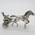 Vintage Italian Handmade Silver Racing Horse with Jockey Figurine, Tuscany, 1980s For Sale - Image 11 of 11