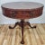 English Vintage Weiman Heirloom Mahogany & Gilt Tooled Leather Top Drum Table For Sale - Image 3 of 14