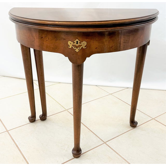 Vintage Henredon Flip Top Side Table Chairish