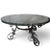 Traditional Antique Italian Renaissance Revival Wrought Iron & Granite Table For Sale - Image 3 of 5