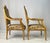 Late 20th Century Vintage Andre Originals French Neoclassical Giltwood Armchairs - A Pair For Sale - Image 5 of 14