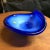 Vintage Fratelli Toso Murano Style Cobalt Blue With Colorful Millefiore Bowl For Sale - Image 11 of 11