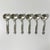 1940s 1940s Vintage Hollywood Regency English Chippendale Silverplate Dessert Spoons - Set of 6. For Sale - Image 5 of 10