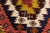Orange Mid 20th Century Bold Geometric Medallion Kilim Rug For Sale - Image 8 of 11