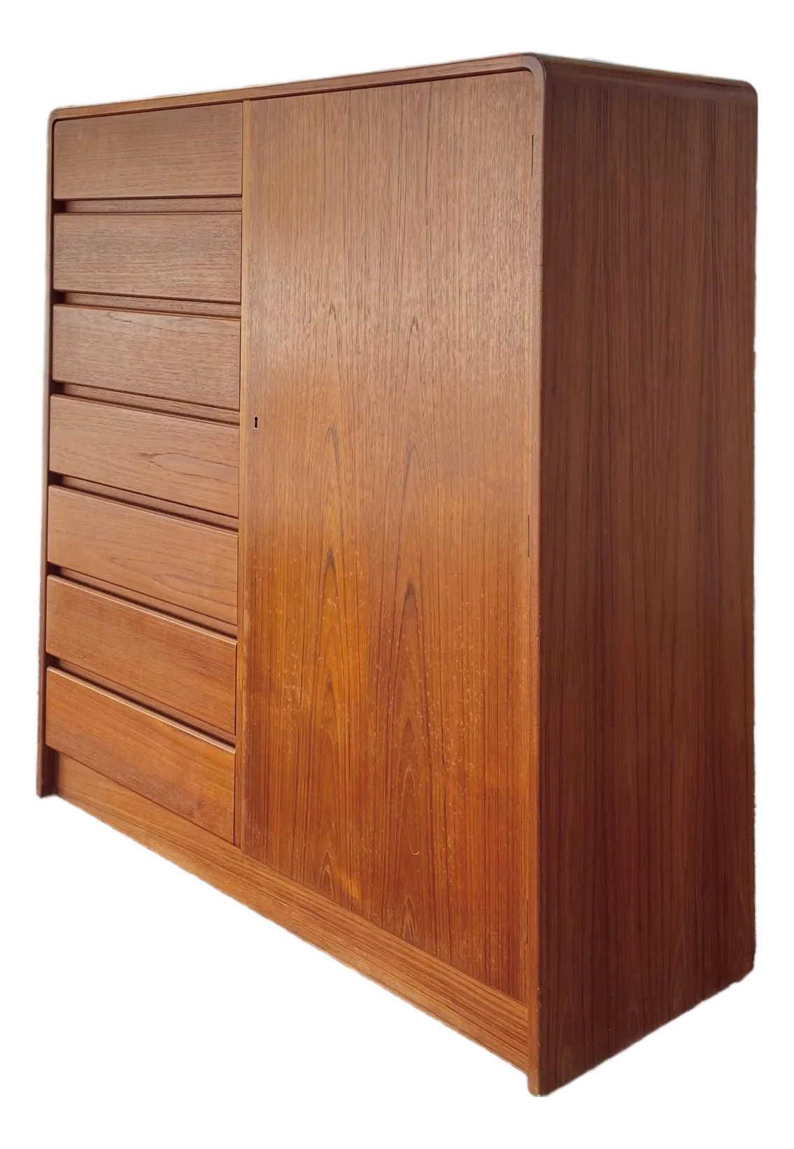 Danish Mid Century Modern Gentlemen's Chest | Lock + Key by Arne
