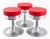 Art Deco American Industrial Modern Aluminum Stools, 3 For Sale - Image 3 of 7