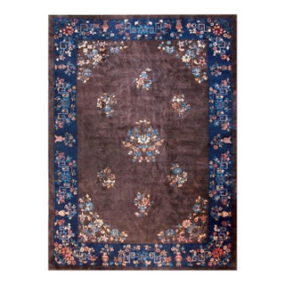 1920s Chinese Art Deco Carpet ( 10'2" x 14'6" - 310 x 442 ) For Sale