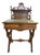 Victorian Walnut Ladies Writing Desk With Gallery & Velvet Writing Surface, Circa 1880 For Sale